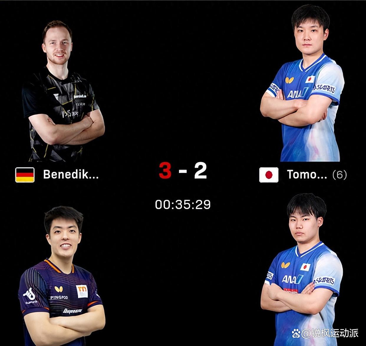 瑞典队鏖战德国队，张本智和统治全场的简单介绍